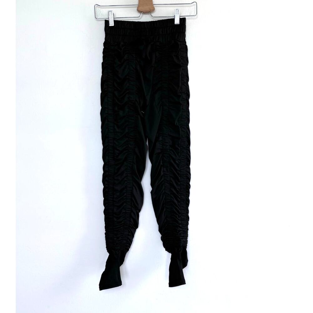 AGOGIE black +20 resistance athletic gym training ruched workout leggings pants - Picture 2 of 11